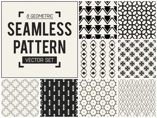 Abstraktes Konzept Vektor monochromes geometrisches Muster. Schwarz-weiß minimaler Hintergrund. Kreative Illustrationsvorlage. nahtlos stilvolle Textur. für Tapete, Oberfläche, Webdesign, Textil, Dekor. — Stockvektor