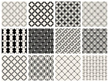 Tek renkli geometrik desen.