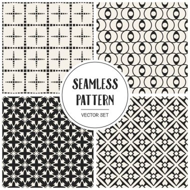 Tek renkli geometrik desen.