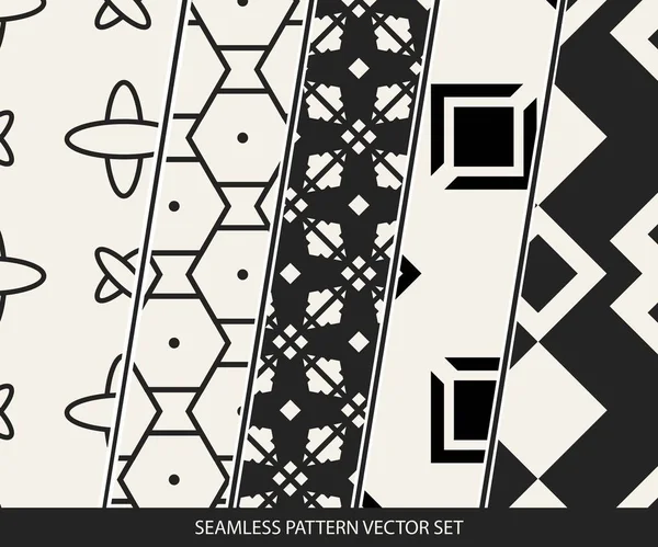 Concept abstrait vecteur monochrome motif géométrique. Fond minimal noir et blanc. Modèle d'illustration créatif. Texture élégante sans couture. Pour papier peint, surface, web design, textile, décor . — Image vectorielle