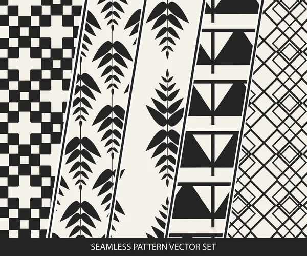 Abstraktes Konzept Vektor monochromes geometrisches Muster. Schwarz-weiß minimaler Hintergrund. Kreative Illustrationsvorlage. nahtlos stilvolle Textur. für Tapete, Oberfläche, Webdesign, Textil, Dekor. — Stockvektor