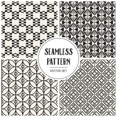 Tek renkli geometrik desen.