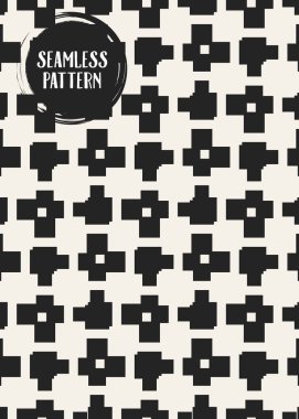 Tek renkli geometrik desen.