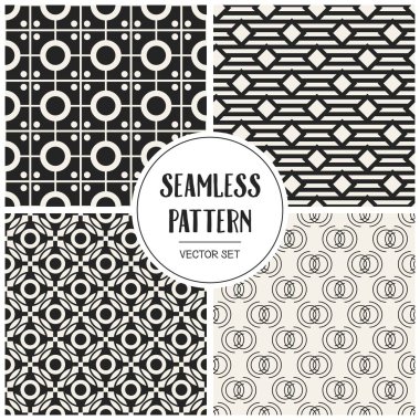 Tek renkli geometrik desen.