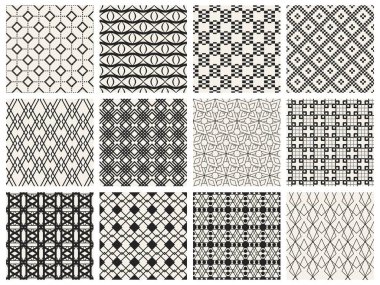 Tek renkli geometrik desen.