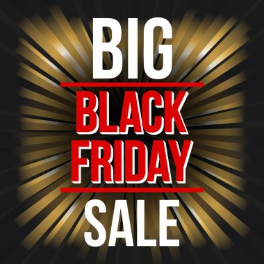 Soyut vektör kara Cuma satış planı. Sanat şablonu tasarımı, liste, sayfa, taklit broşür stili, afiş, fikir, kapak, kitap, boş, kart, reklam, poster, rozet.