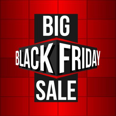 Soyut vektör kara Cuma satış planı. Sanat şablonu tasarımı, liste, sayfa, taklit broşür stili, afiş, fikir, kapak, kitap, boş, kart, reklam, poster, rozet.