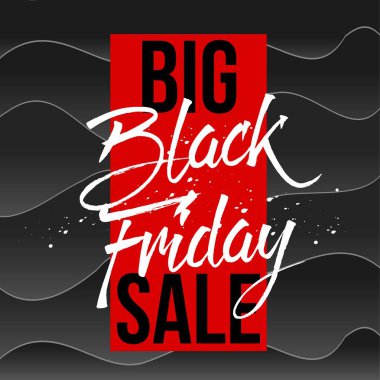 Soyut vektör kara Cuma satış planı. Sanat şablonu tasarımı, liste, sayfa, taklit broşür stili, afiş, fikir, kapak, kitap, boş, kart, reklam, poster, rozet.