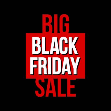 Soyut vektör kara Cuma satış planı. Sanat şablonu tasarımı, liste, sayfa, taklit broşür stili, afiş, fikir, kapak, kitap, boş, kart, reklam, poster, rozet.