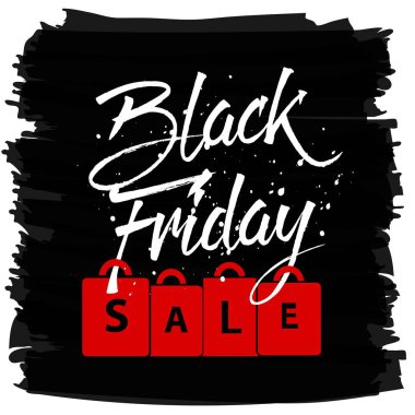 Soyut vektör kara Cuma satış planı. Sanat şablonu tasarımı, liste, sayfa, taklit broşür stili, afiş, fikir, kapak, kitap, boş, kart, reklam, poster, rozet.