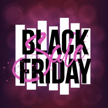 Soyut vektör kara Cuma satış planı. Sanat şablonu tasarımı, liste, sayfa, taklit broşür stili, afiş, fikir, kapak, kitap, boş, kart, reklam, poster, rozet.