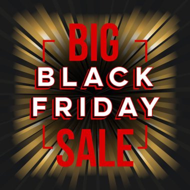 Soyut vektör kara Cuma satış planı. Sanat şablonu tasarımı, liste, sayfa, taklit broşür stili, afiş, fikir, kapak, kitap, boş, kart, reklam, poster, rozet.