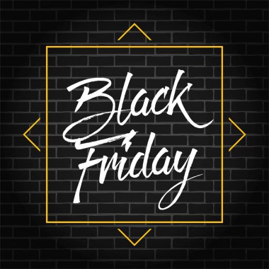 Soyut vektör kara Cuma satış planı. Sanat şablonu tasarımı, liste, sayfa, taklit broşür stili, afiş, fikir, kapak, kitap, boş, kart, reklam, poster, rozet.