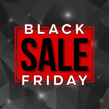 Soyut vektör kara Cuma satış planı. Sanat şablonu tasarımı, liste, sayfa, taklit broşür stili, afiş, fikir, kapak, kitap, boş, kart, reklam, poster, rozet.