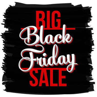 Soyut vektör kara Cuma satış planı. Sanat şablonu tasarımı, liste, sayfa, taklit broşür stili, afiş, fikir, kapak, kitap, boş, kart, reklam, poster, rozet.