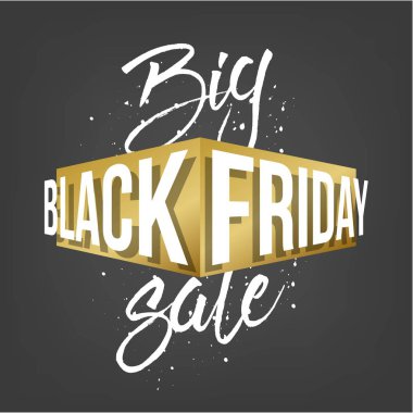 Soyut vektör kara Cuma satış planı. Sanat şablonu tasarımı, liste, sayfa, taklit broşür stili, afiş, fikir, kapak, kitap, boş, kart, reklam, poster, rozet.