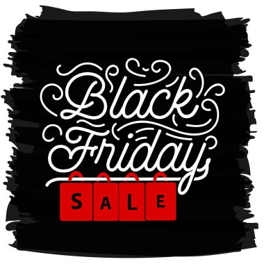 Soyut vektör kara Cuma satış planı. Sanat şablonu tasarımı, liste, sayfa, taklit broşür stili, afiş, fikir, kapak, kitap, boş, kart, reklam, poster, rozet.