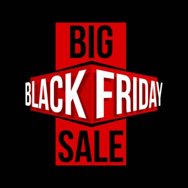 Soyut vektör kara Cuma satış planı. Sanat şablonu tasarımı, liste, sayfa, taklit broşür stili, afiş, fikir, kapak, kitap, boş, kart, reklam, poster, rozet.