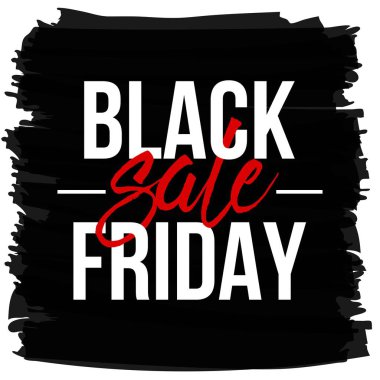 Soyut vektör kara Cuma satış planı. Sanat şablonu tasarımı, liste, sayfa, taklit broşür stili, afiş, fikir, kapak, kitap, boş, kart, reklam, poster, rozet.