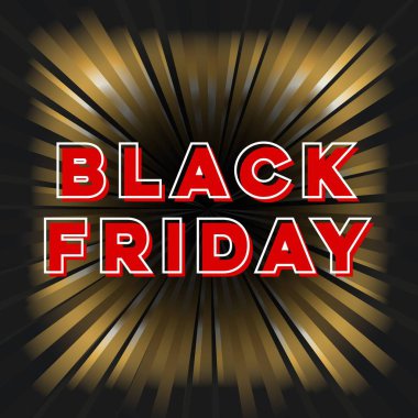 Soyut vektör kara Cuma satış planı. Sanat şablonu tasarımı, liste, sayfa, taklit broşür stili, afiş, fikir, kapak, kitap, boş, kart, reklam, poster, rozet.