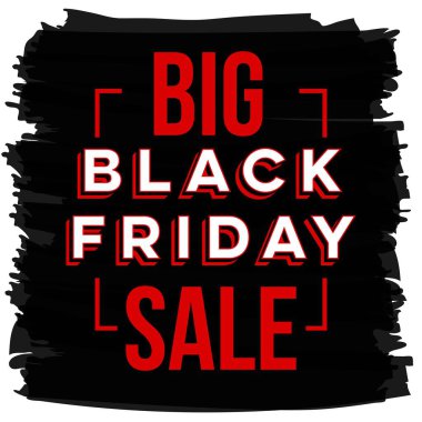 Soyut vektör kara Cuma satış planı. Sanat şablonu tasarımı, liste, sayfa, taklit broşür stili, afiş, fikir, kapak, kitap, boş, kart, reklam, poster, rozet.