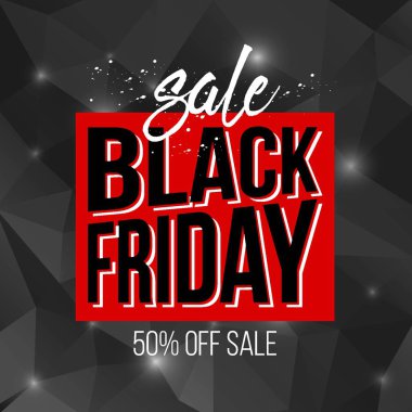 Soyut vektör kara Cuma satış planı. Sanat şablonu tasarımı, liste, sayfa, taklit broşür stili, afiş, fikir, kapak, kitap, boş, kart, reklam, poster, rozet.