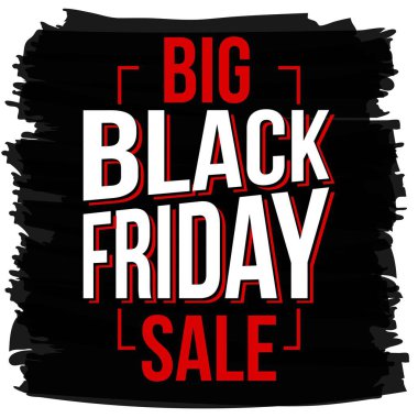 Soyut vektör kara Cuma satış planı. Sanat şablonu tasarımı, liste, sayfa, taklit broşür stili, afiş, fikir, kapak, kitap, boş, kart, reklam, poster, rozet.