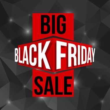 Soyut vektör kara Cuma satış planı. Sanat şablonu tasarımı, liste, sayfa, taklit broşür stili, afiş, fikir, kapak, kitap, boş, kart, reklam, poster, rozet.