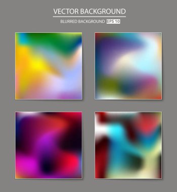 çok renkli arka plan bulanık kümesi.