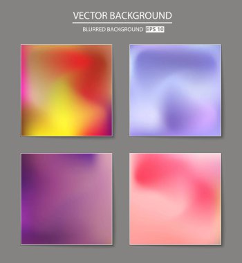 çok renkli arka plan bulanık kümesi.