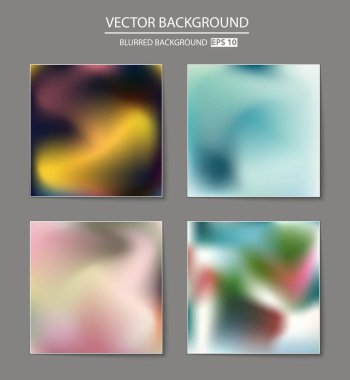 çok renkli arka plan bulanık kümesi.