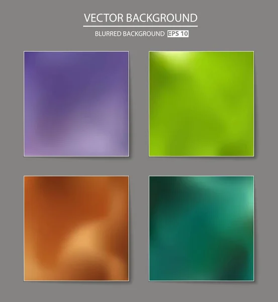 Creative multicolored background set. — Stock Vector