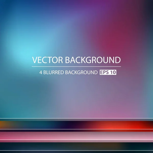 Creative multicolored background set. — Stock Vector