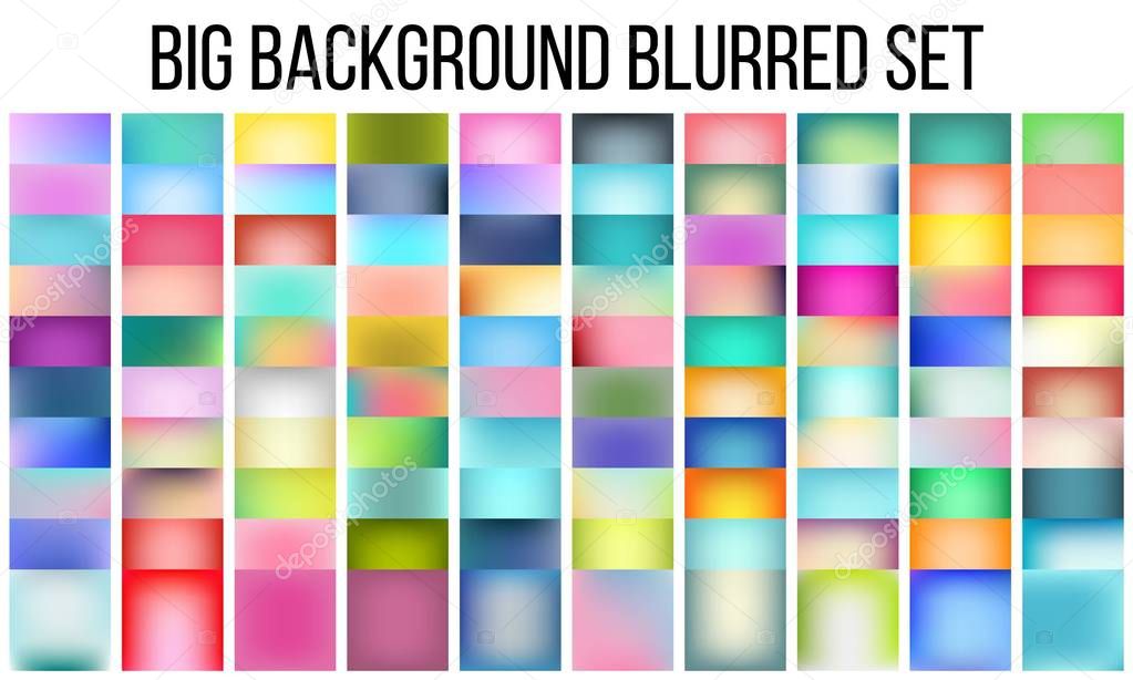 Abstract Creative concept background set