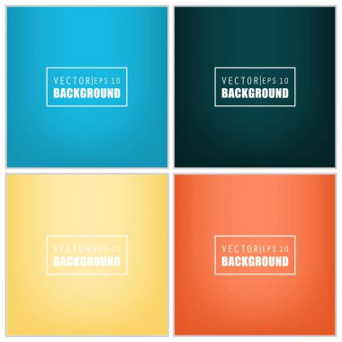 Soyut Yaratıcı konsept vektörü çok renkli bulanık arkaplan seti. Web ve Mobil Uygulamalar için, sanat örnekleme şablonu tasarımı, iş bilgileri ve sosyal medya, modern dekorasyon