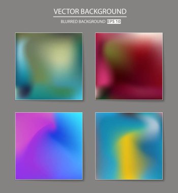 çok renkli arka plan bulanık kümesi.