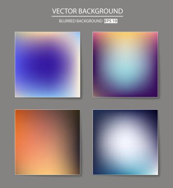 çok renkli arka plan bulanık kümesi.