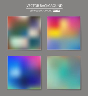 çok renkli arka plan bulanık kümesi.