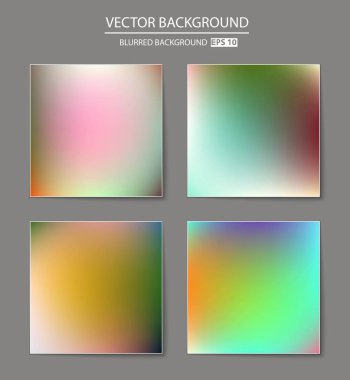 çok renkli arka plan bulanık kümesi.