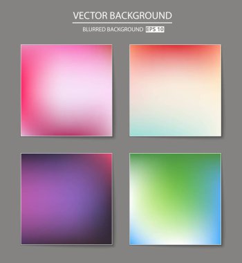 çok renkli arka plan bulanık kümesi.