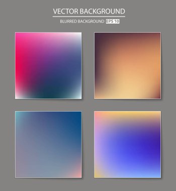 çok renkli arka plan bulanık kümesi.