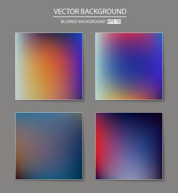 çok renkli arka plan bulanık kümesi.