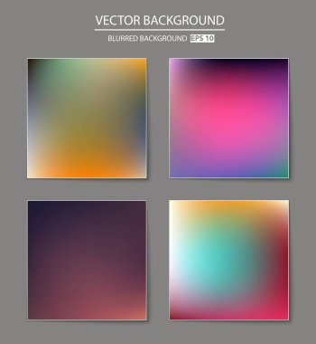 çok renkli arka plan bulanık kümesi.