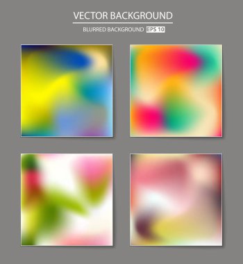 çok renkli arka plan bulanık kümesi.