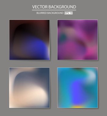 çok renkli arka plan bulanık kümesi.