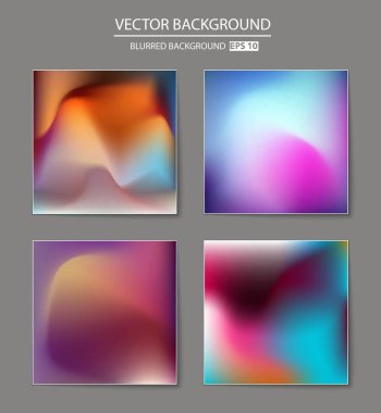 çok renkli arka plan bulanık kümesi.