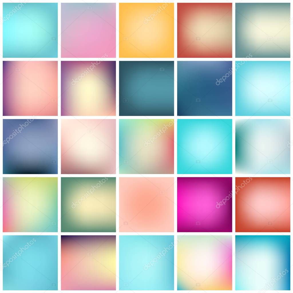 Abstract Creative concept background set