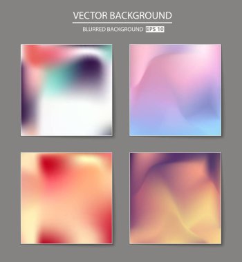 çok renkli arka plan bulanık kümesi.