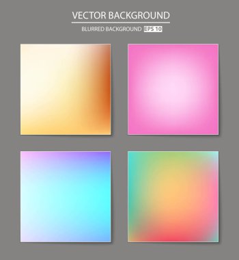 çok renkli arka plan bulanık kümesi.