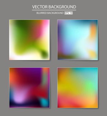 çok renkli arka plan bulanık kümesi.